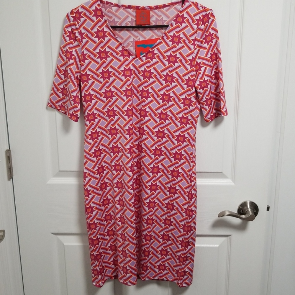 Bright Geometric Tamera Dress Tracy Negoshian